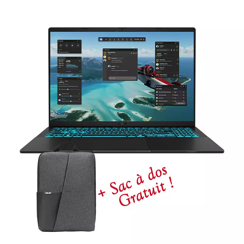 Pc Portable Gamer ASUS V16 - V3607VJ-RP086, Intel core 5-210H, 8Go, RTX 3050 -16" WUXGA 144Hz