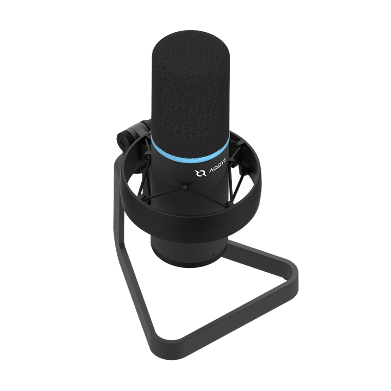 Microphone AQIRYS MARINER, Condensateur à clectret - Black RGB