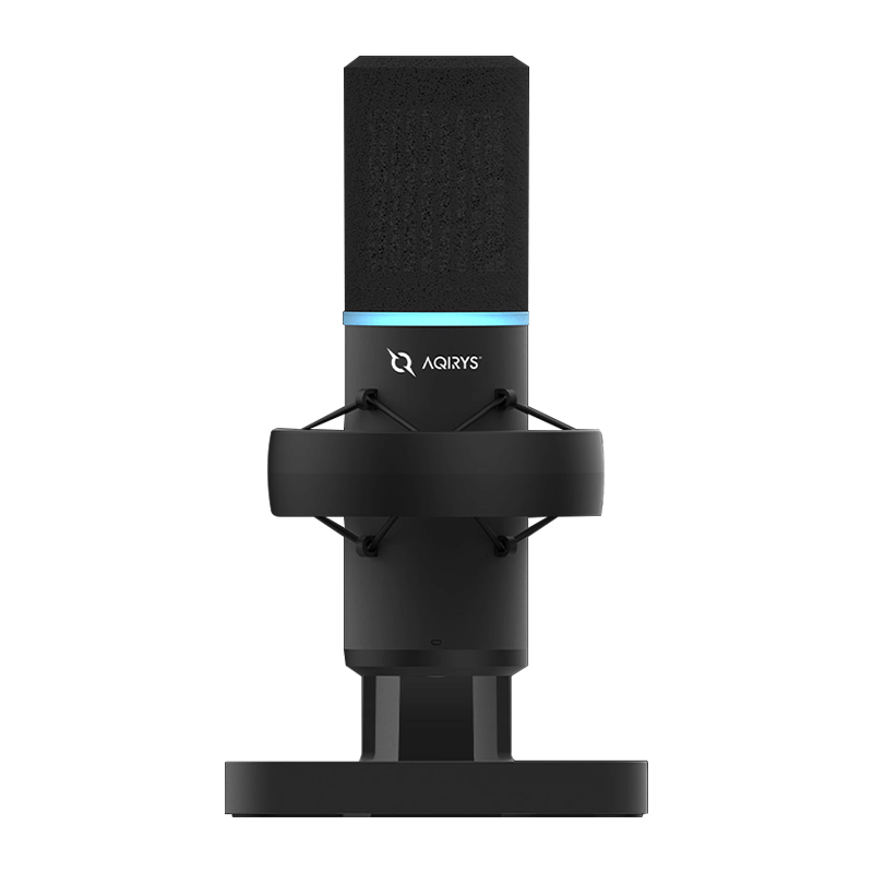 Microphone AQIRYS MARINER, Condensateur à clectret - Black RGB