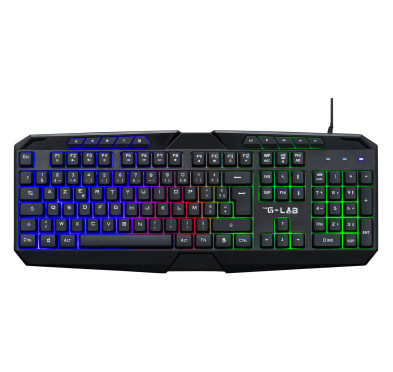 Pack Gamer 4 en 1 - G-Lab COMBO NATRIUM: Casque, Clavier, souris & tapis