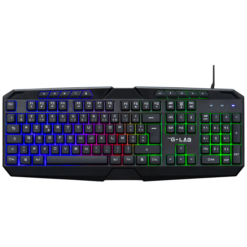 Pack Gamer 4 en 1 - G-Lab COMBO NATRIUM: Casque, Clavier, souris & tapis