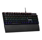 Clavier mécanique switch bleu The G-LAB KEYZ CARBON EX - Noir