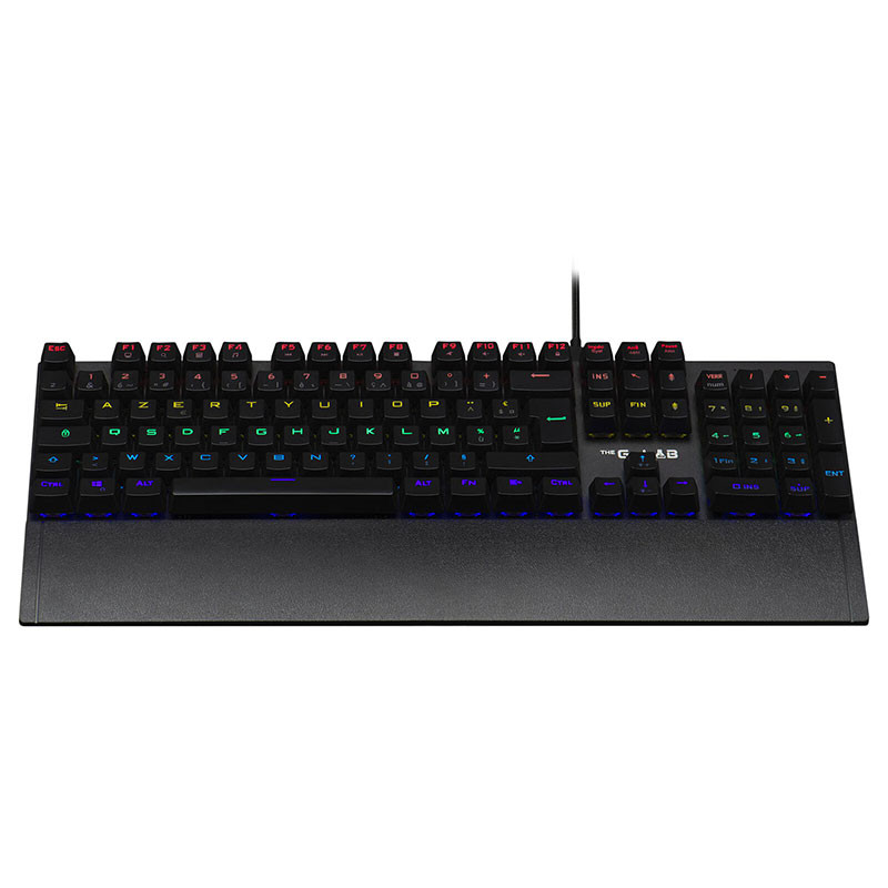 Clavier mécanique switch bleu The G-LAB KEYZ CARBON EX - Noir Clavier mécanique switch bleu The G-LAB KEYZ CARBON EX - Noir