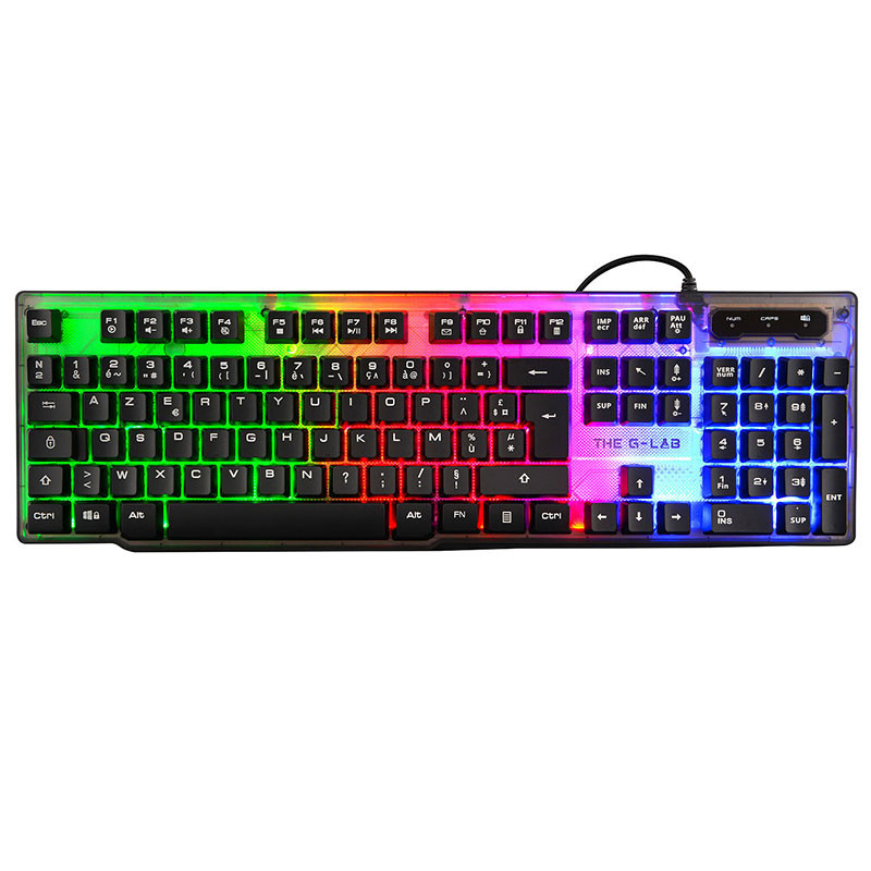 Clavier Gamer membrane The G-LAB KEYZ NEON Clavier Gamer membrane The G-LAB KEYZ NEON