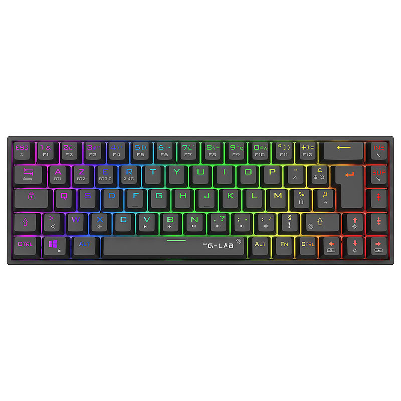 Clavier mécanique sans fil switch Red Outemu The G-LAB KEYZ TITANIUM WL