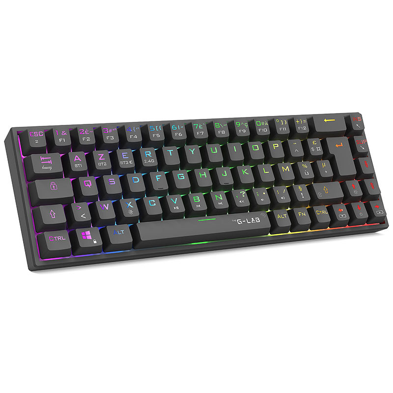 Clavier mécanique sans fil switch Red Outemu The G-LAB KEYZ TITANIUM WL