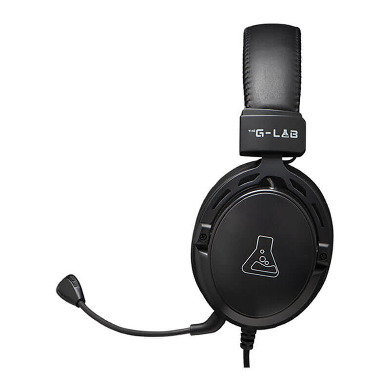 Casque Gamer Filaire G-Lab KORP-TITANIUM - Black Casque Gamer Filaire G-Lab KORP-TITANIUM - Black