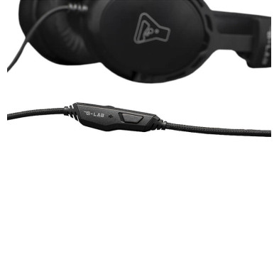 Casque Gamer Filaire G-Lab KORP-TITANIUM - Black