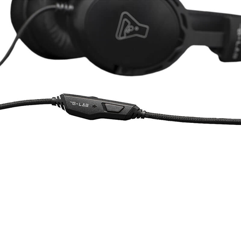 Casque Gamer Filaire G-Lab KORP-TITANIUM - Black Casque Gamer Filaire G-Lab KORP-TITANIUM - Black