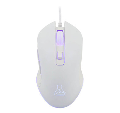 Souris Gamer filaire G-Lab KULT HELIUM W, 6400 DPI - White