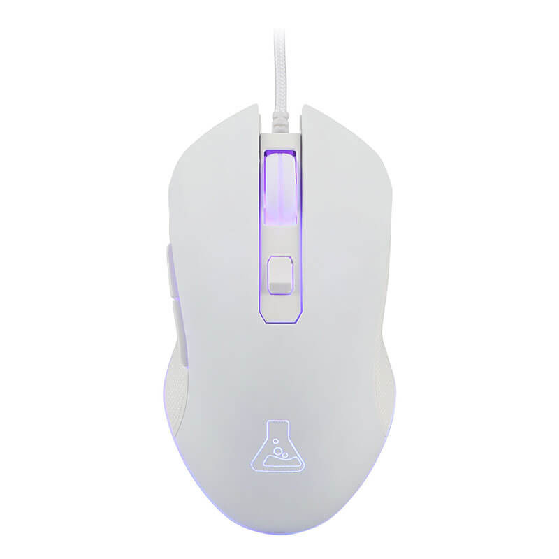 Souris Gamer filaire G-Lab KULT HELIUM W, 6400 DPI - White