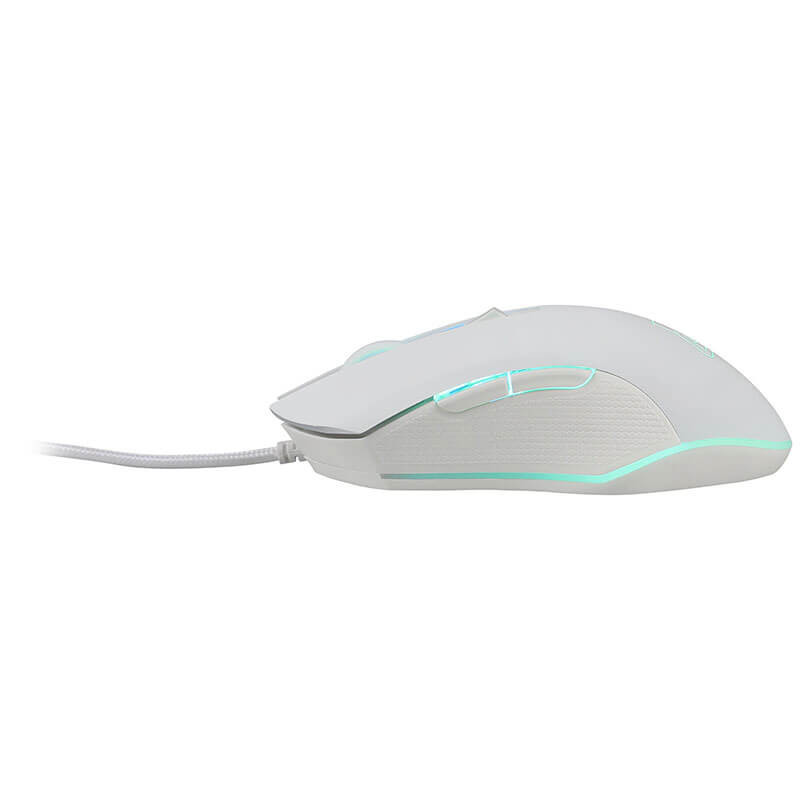 Souris Gamer filaire G-Lab KULT HELIUM W, 6400 DPI - White