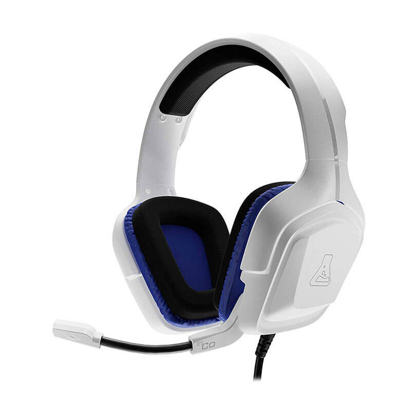 Casque Gamer Filaire G-Lab COBALT - White Casque Gamer Filaire G-Lab COBALT - White