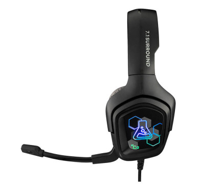 Casque Gamer Filaire G-Lab KORP COBALT 7.1 EX RGB - Black