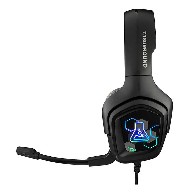Casque Gamer Filaire G-Lab KORP COBALT 7.1 EX RGB - Black Casque Gamer Filaire G-Lab KORP COBALT 7.1 EX RGB - Black