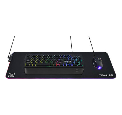 Tapis Souris Gamer RGB The G-Lab Rubidium - XXL