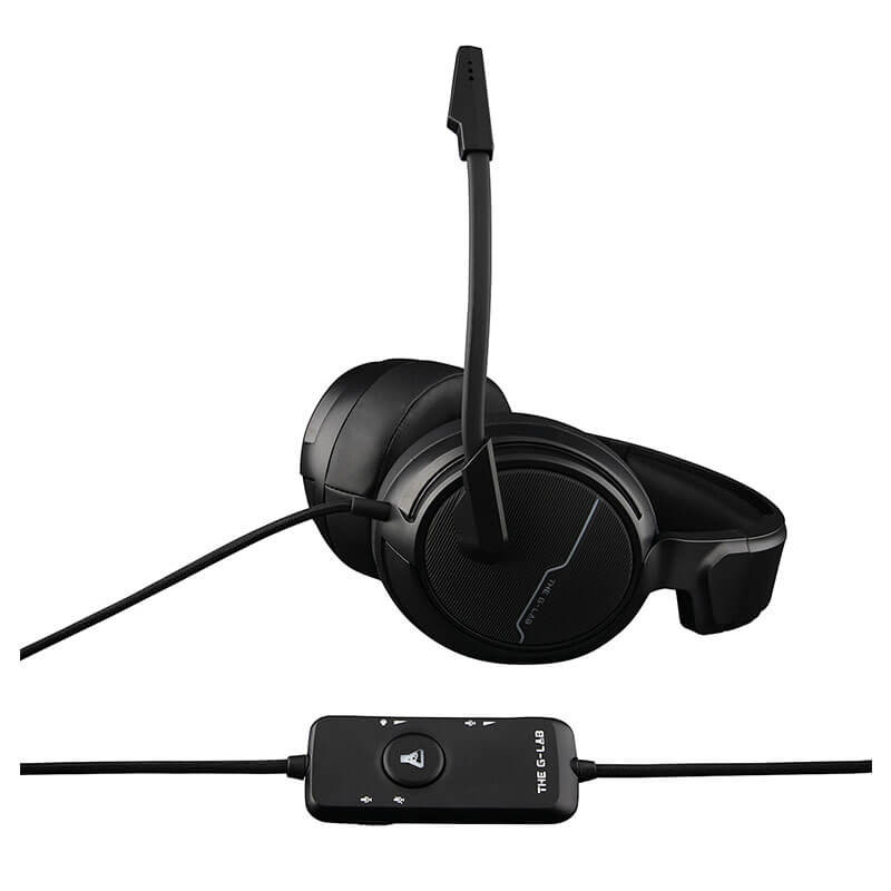 Casque Gamer Filaire G-Lab THALLIUM RGB - Black