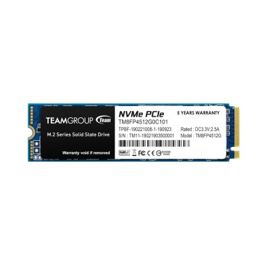 Disque SSD NVMe TeamGroup MP34 M.2 PCIe Gen3 (512Go)