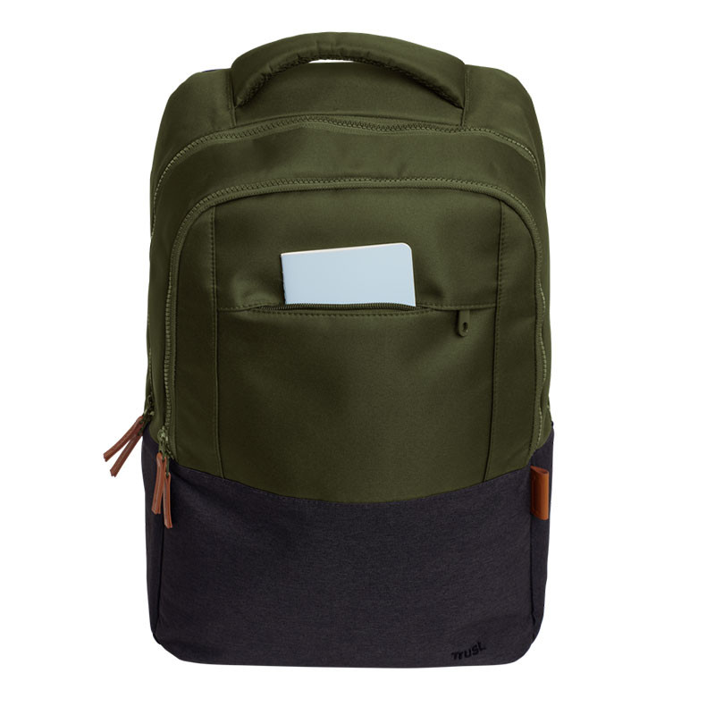 Sac à dos pour PC portable de 16" Trust Lisboa - Vert Sac à dos pour PC portable de 16" Trust Lisboa - Vert
