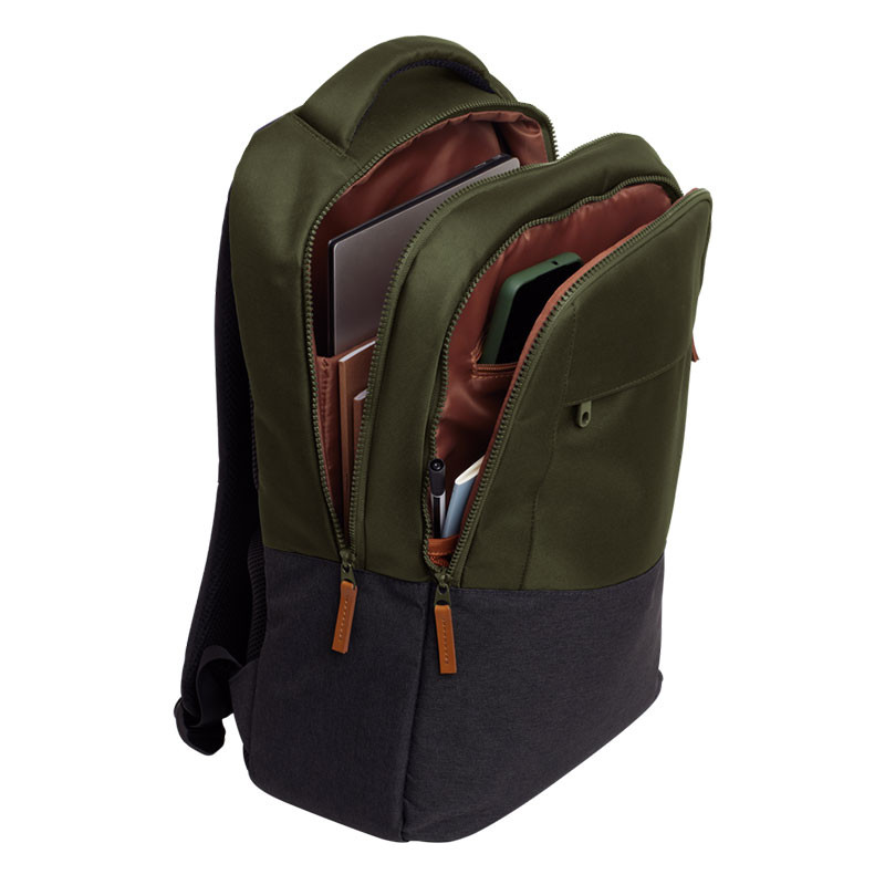 Sac à dos pour PC portable de 16" Trust Lisboa - Vert Sac à dos pour PC portable de 16" Trust Lisboa - Vert