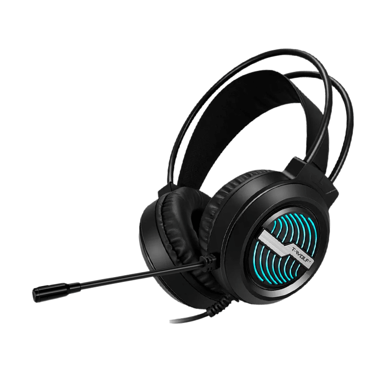 Micro-casque Gaming Filaire T-Wolf H130 - Noir Micro-casque Gaming Filaire T-Wolf H130 - Noir