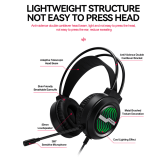 Micro-casque Gaming Filaire T-Wolf H130 - Noir