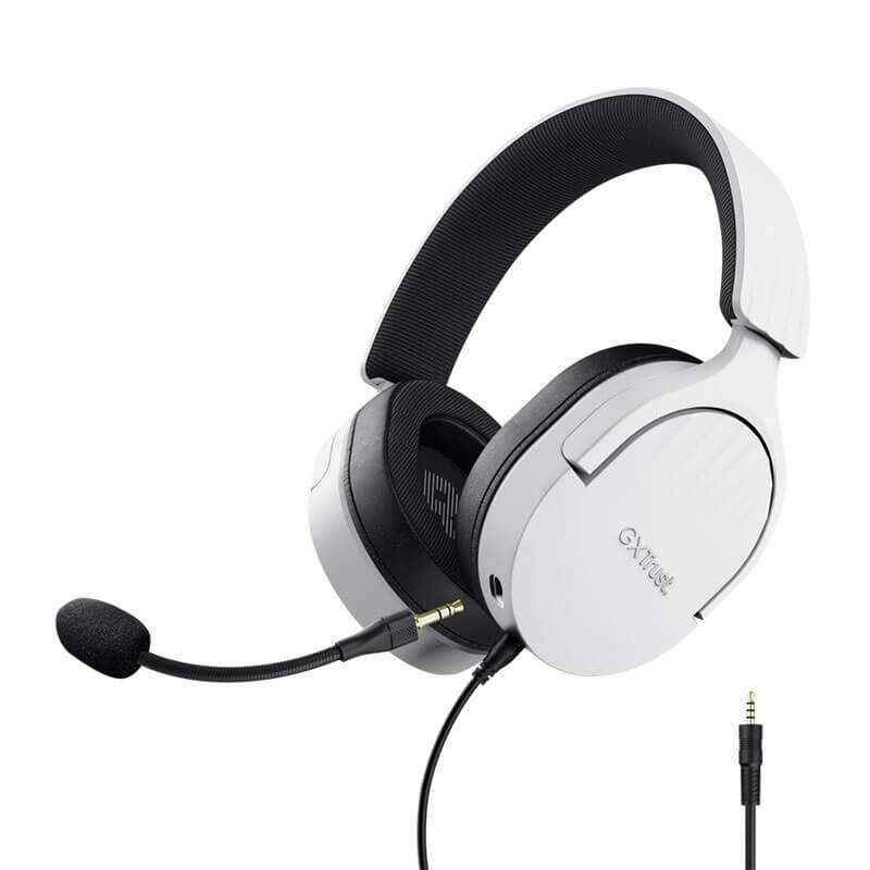 Micro-Casque Gaming TRUST GXT 489W FAYZO - Blanc Micro-Casque Gaming TRUST GXT 489W FAYZO - Blanc