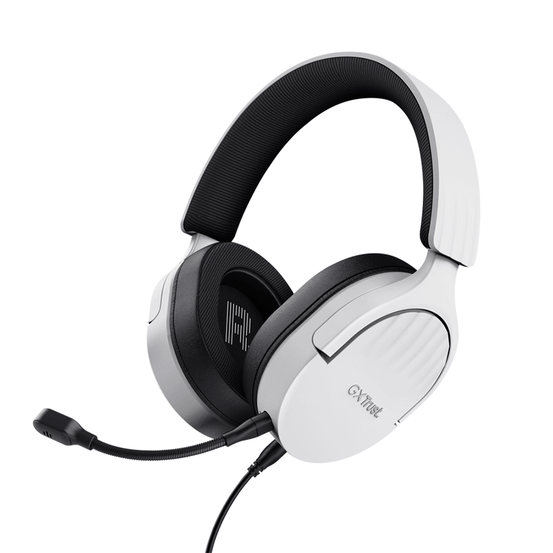 Micro-Casque Gaming TRUST GXT 489W FAYZO - Blanc Micro-Casque Gaming TRUST GXT 489W FAYZO - Blanc