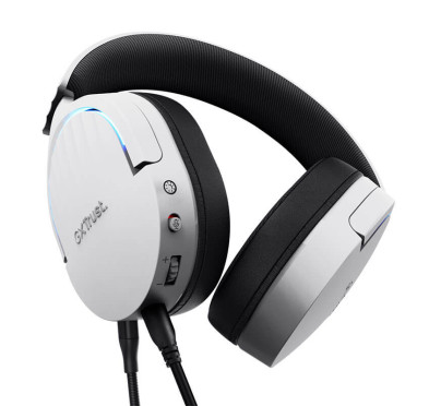 Micro Casque Gamer TRUST GXT 490W FAYZO RGB - Blanc