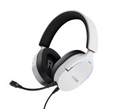 Micro Casque Gamer TRUST GXT 490W FAYZO RGB - Blanc