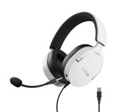Micro Casque Gamer TRUST GXT 490W FAYZO RGB - Blanc