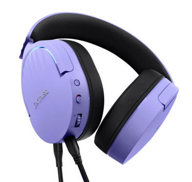 Casque Gamer TRUST GXT 490P FAYZO RGB - Violet