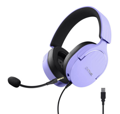 Casque Gamer TRUST GXT 490P FAYZO RGB - Violet