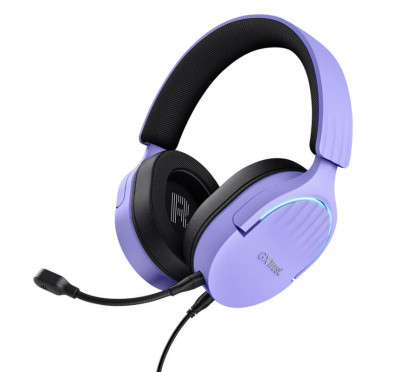 Casque Gamer TRUST GXT 490P FAYZO RGB - Violet