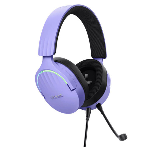 Casque Gamer TRUST GXT 490P FAYZO RGB - Violet