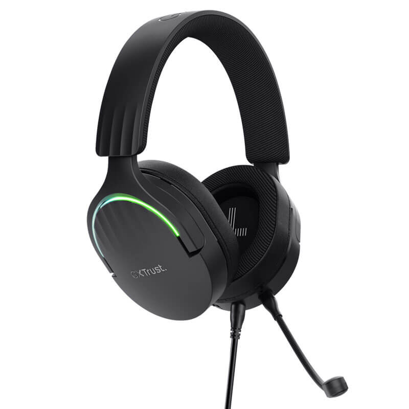 Micro Casque Gamer TRUST GXT 490 FAYZO RGB - Noir Micro Casque Gamer TRUST GXT 490 FAYZO RGB - Noir