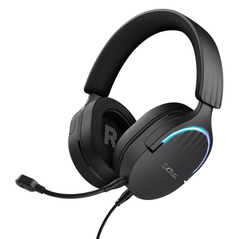 Micro Casque Gamer TRUST GXT 490 FAYZO RGB - Noir Micro Casque Gamer TRUST GXT 490 FAYZO RGB - Noir