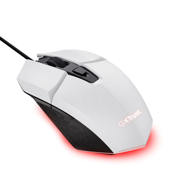 Souris Gamer Filaire TRUST GXT 109 FELOX (6400 dpi) – Blanc