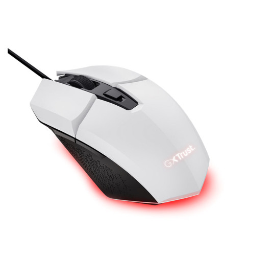 Souris Gamer Filaire TRUST GXT 109 FELOX (6400 dpi) – Blanc
