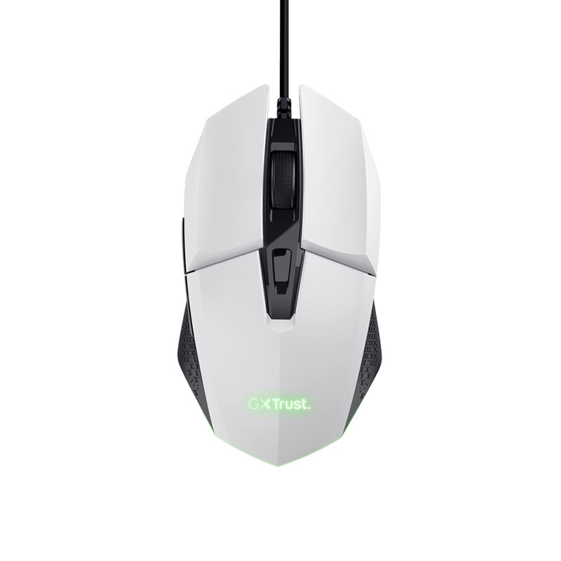 Souris Gamer Filaire TRUST GXT 109 FELOX (6400 dpi) – Blanc