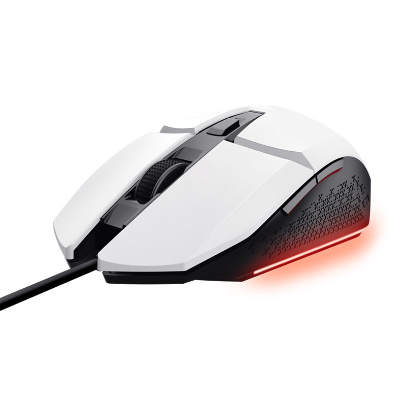 Souris Gamer Filaire TRUST GXT 109 FELOX (6400 dpi) – Blanc