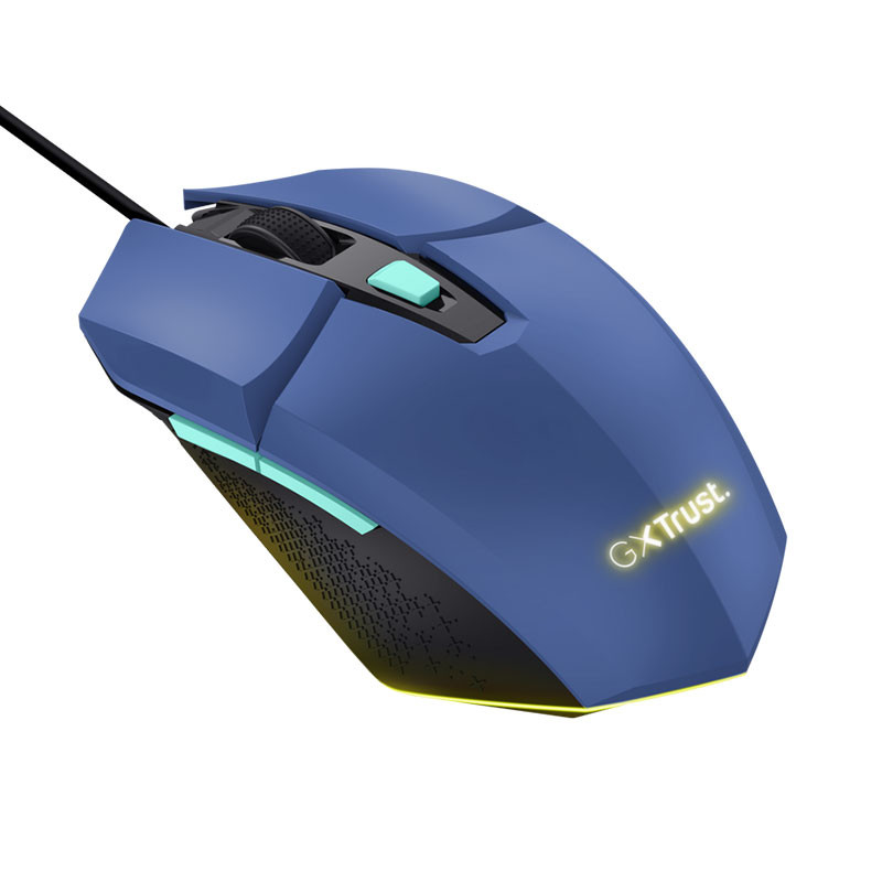 Souris Gamer Filaire TRUST GXT 109 FELOX 6400 dpi – Bleu Souris Gamer Filaire TRUST GXT 109 FELOX 6400 dpi – Bleu