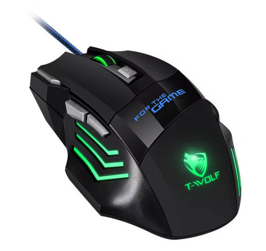 Souris Gamer FilaireT-WOLF-M1 (3200dpi) – Noir