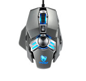 Souris Gamer Filaire T-WOLF WARRIOR V10 - 6400dpi (Noir)