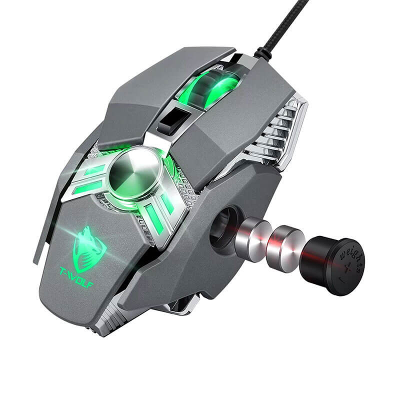 Souris Gamer Filaire T-WOLF WARRIOR V10 - 6400dpi (Noir) Souris Gamer Filaire T-WOLF WARRIOR V10 - 6400dpi (Noir)
