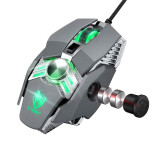 Souris Gamer Filaire T-WOLF WARRIOR V10 - 6400dpi (Noir)