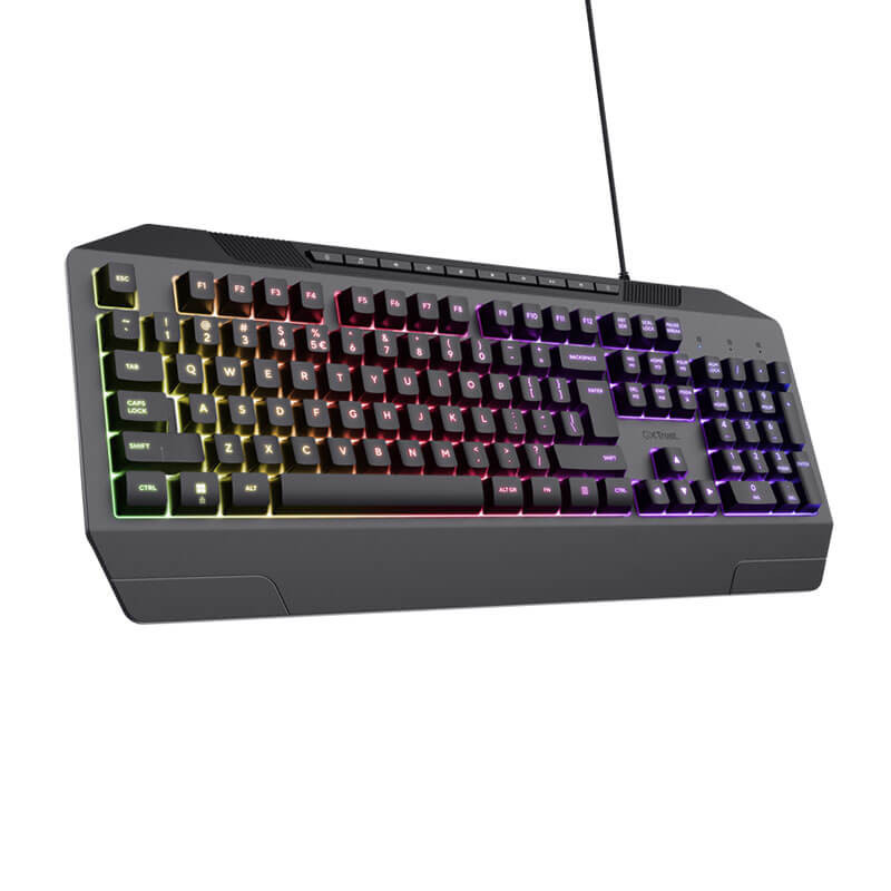 Clavier Gamer filaire Trust GXT 836 Evocx RGB - Noir