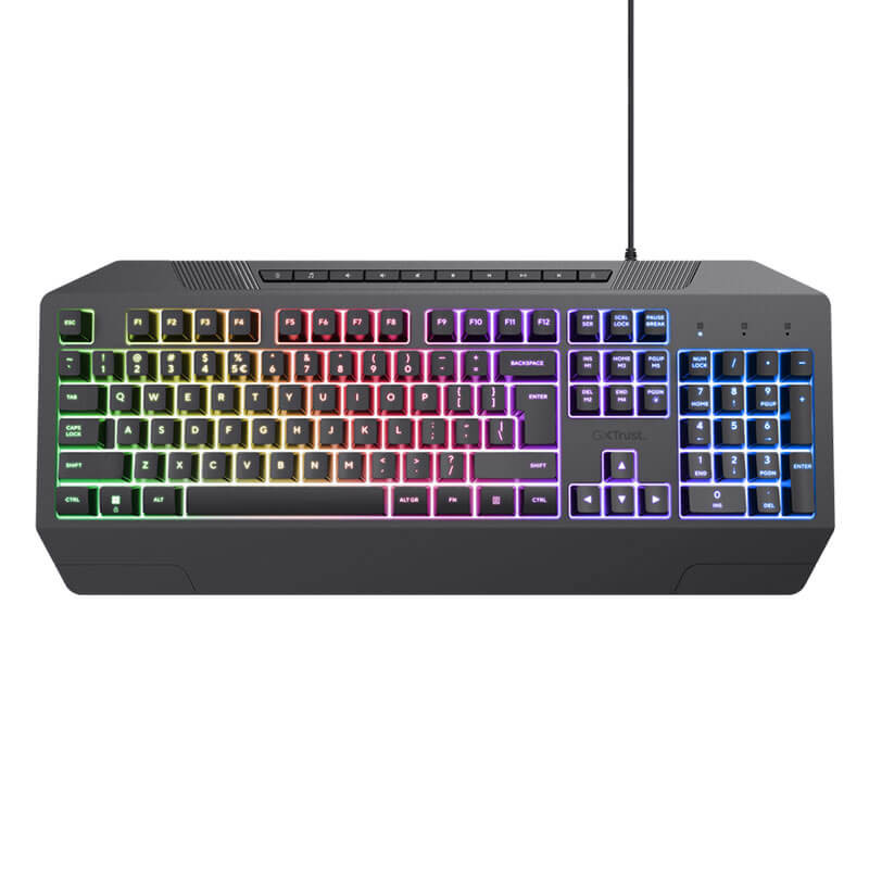 Clavier Gamer filaire Trust GXT 836 Evocx RGB - Noir