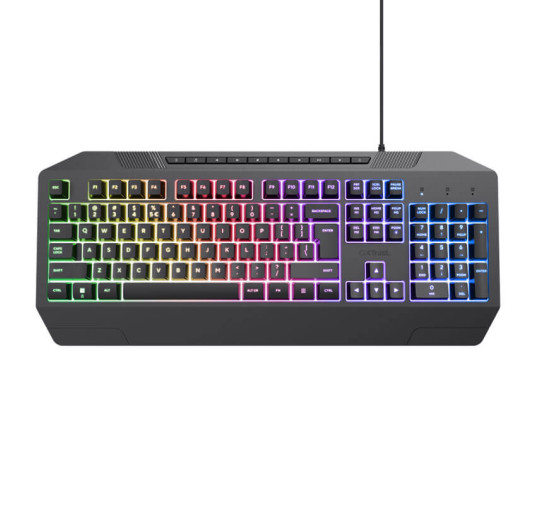 Clavier Gamer filaire Trust GXT 836 Evocx RGB - Noir