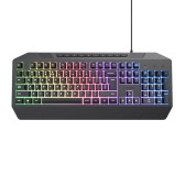Clavier Gamer filaire Trust GXT 836 Evocx RGB - Noir